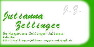 julianna zellinger business card